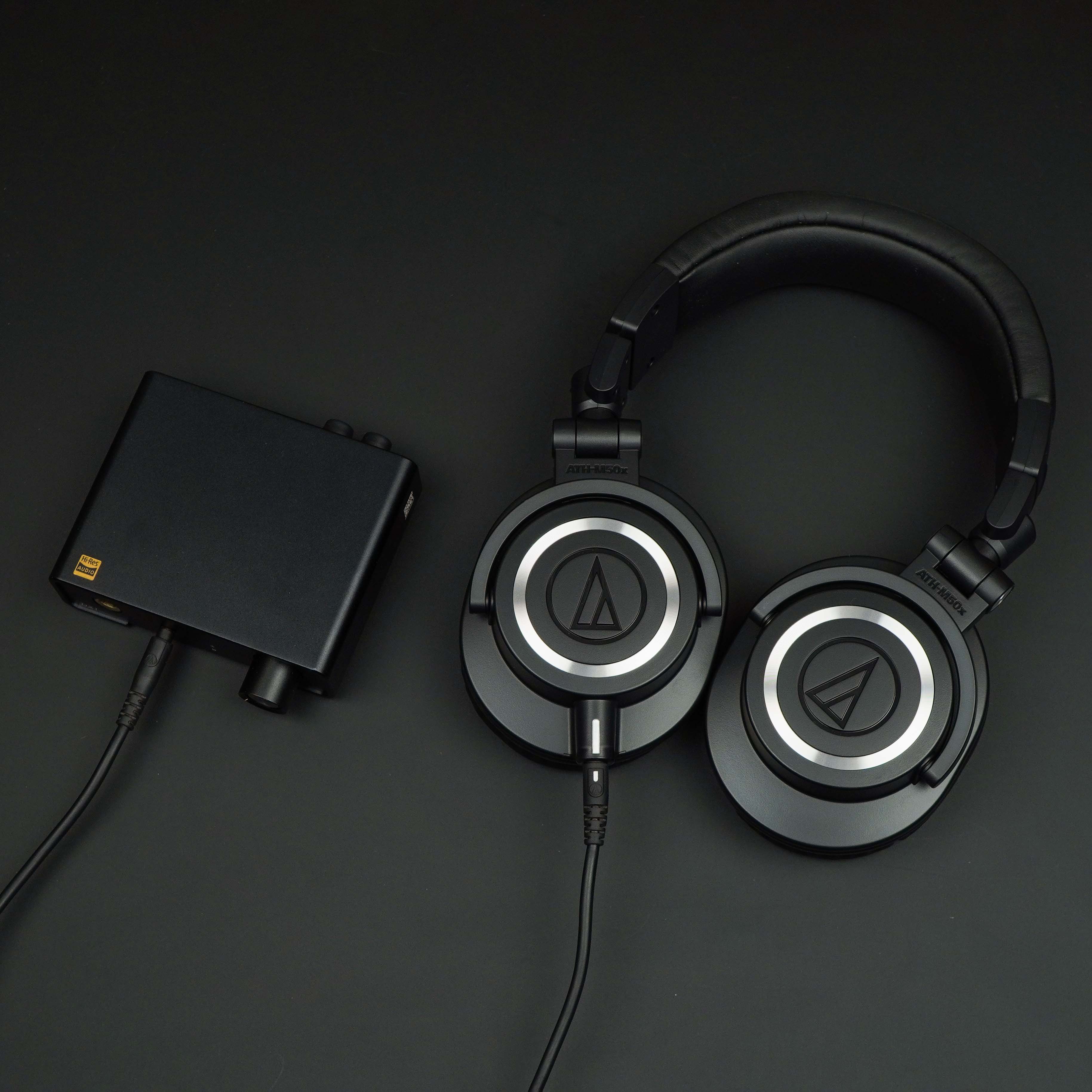 Audio-Technica - ATH-M50x + Topping - DX1