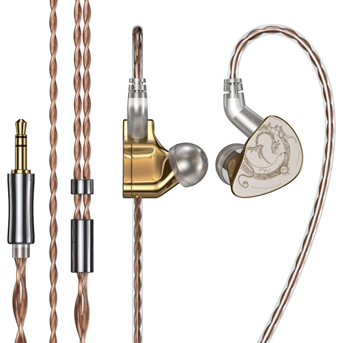 Headphone-Zone-BLON X HBB-Z300-Gold-With Mic-3.5mm