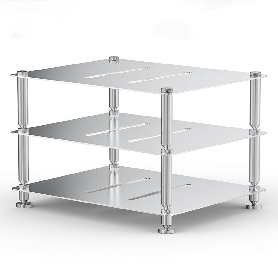 Headphone-Zone-FiiO-Modular-Racking-3-Tier-Glittering-Silver