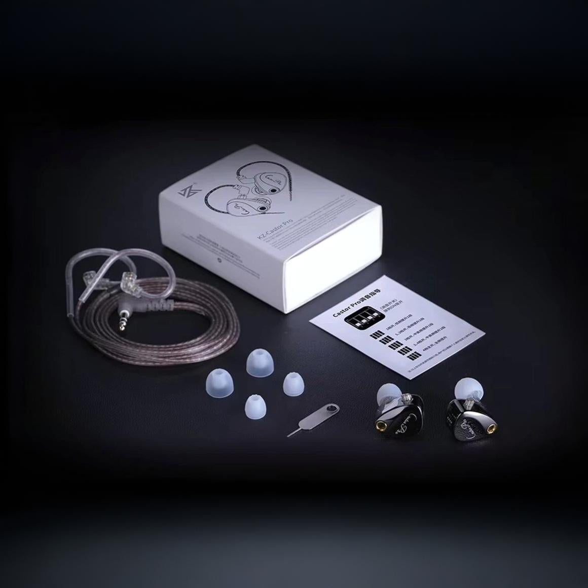 Headphone-Zone-KZ-Castor-Pro-Harman-Target-Version-Extra-Bass-With-Mic