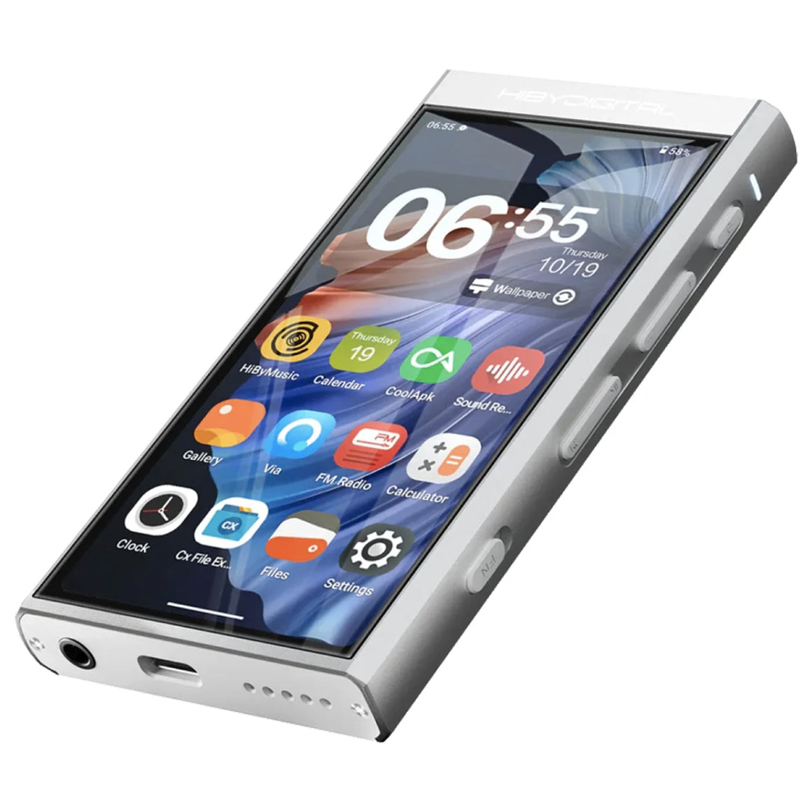 Headphone-zone-HiBy-Digital-M300-silver-3G-32GB-ROM