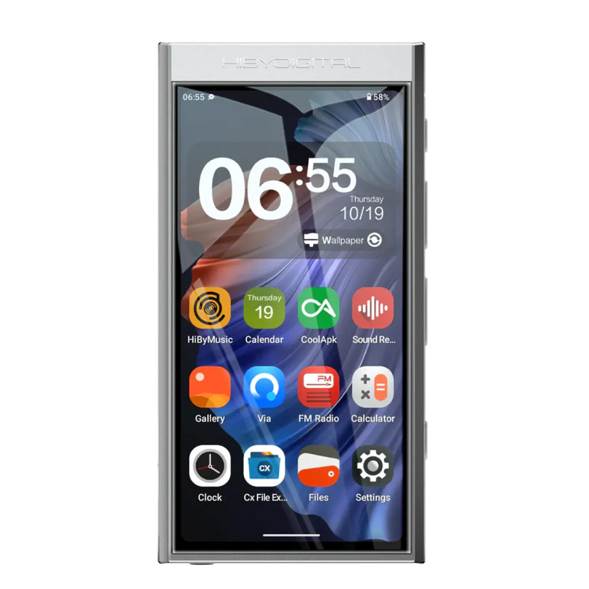 Headphone-zone-HiBy-Digital-M300-silver-4G-128GB-ROM