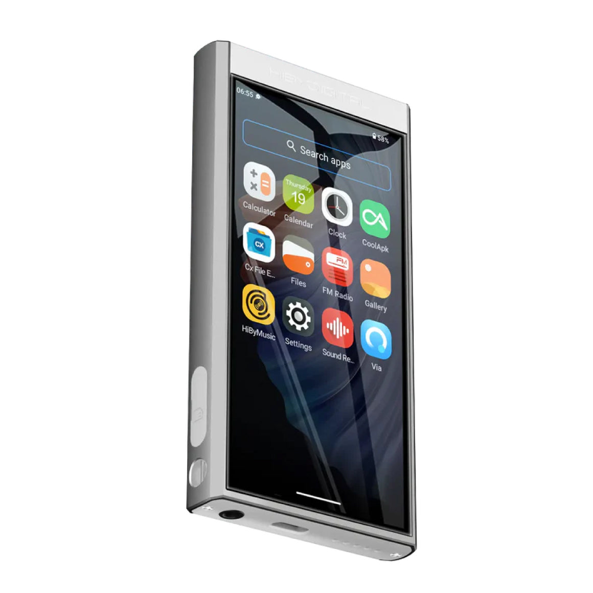 Headphone-zone-HiBy-Digital-M300-silver-4G-128GB-ROM