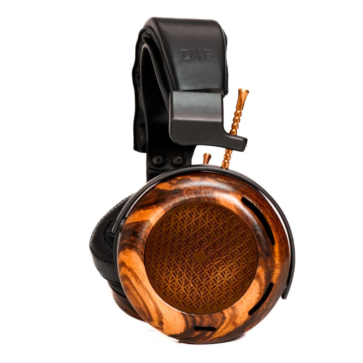 #Earcup Material_zebra wood