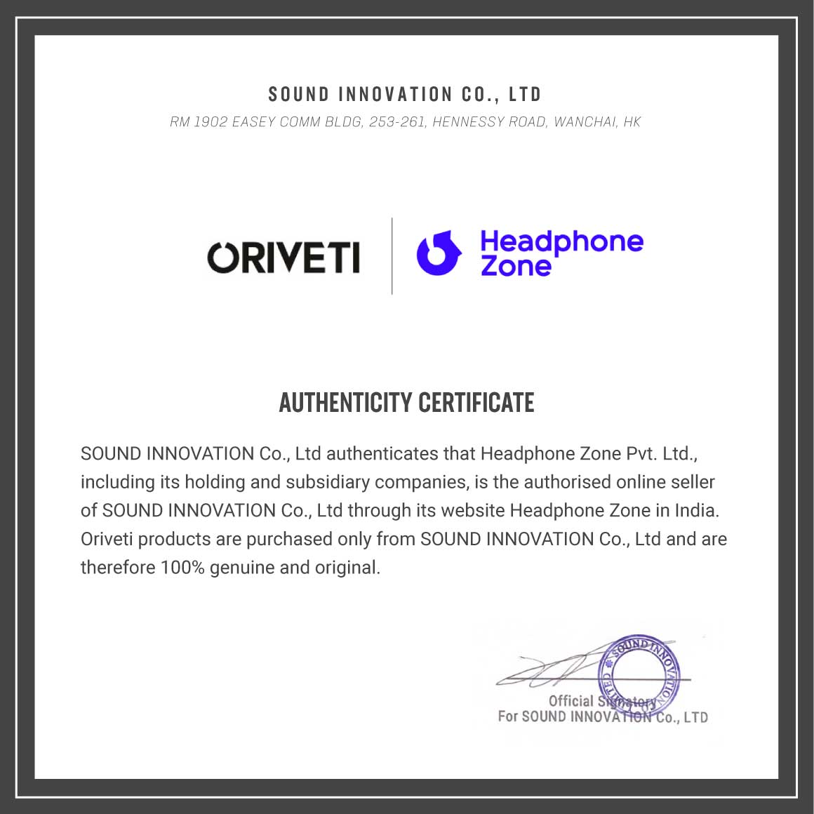 Headphone-Zone-ORIVETI-OD100