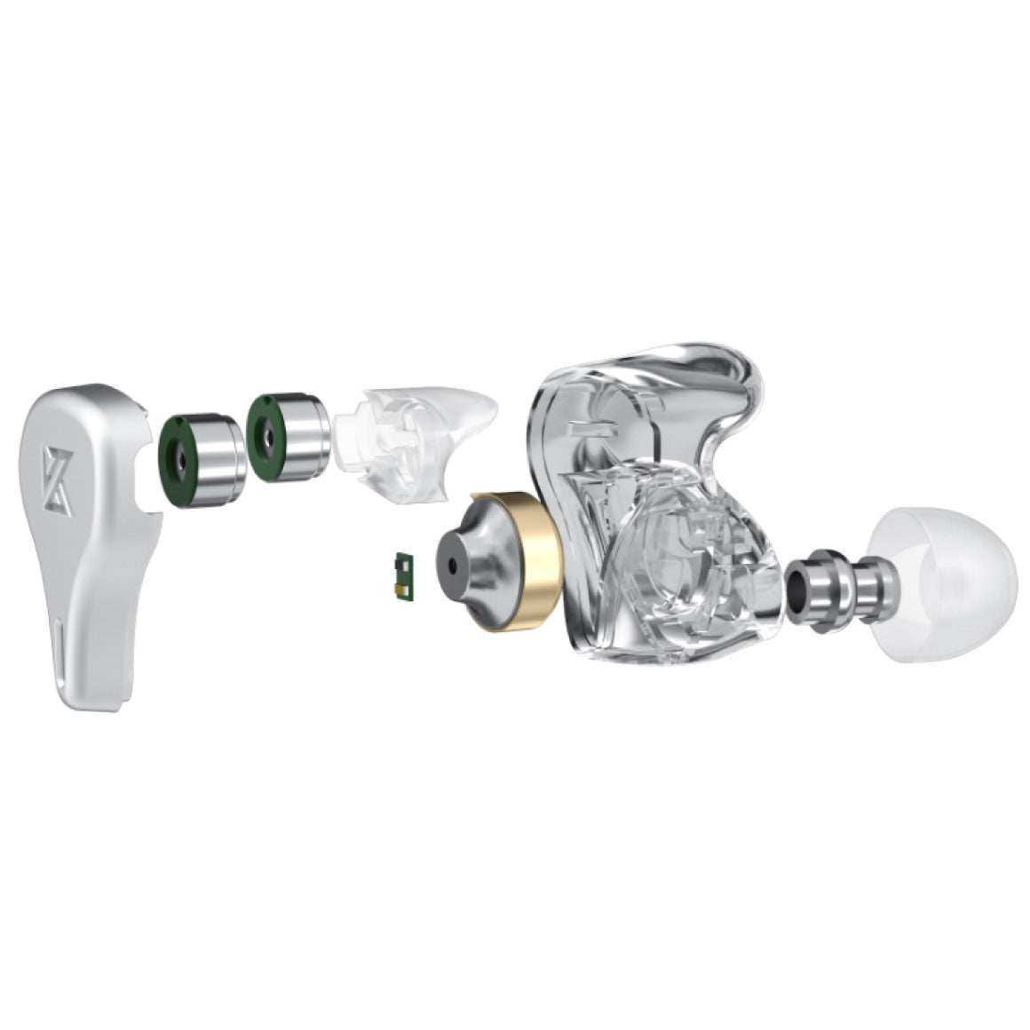 Headphone-Zone-KZ- DQ6-Silver