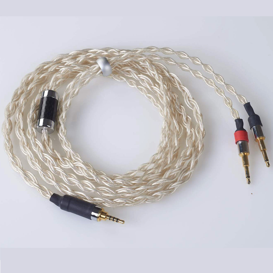 Headgear Audio - Litsa Silver Upgrade Cable For Sennheiser HD800 - 2.5mm TRRS (Balanced/For Astell&Kern And Onkyo)