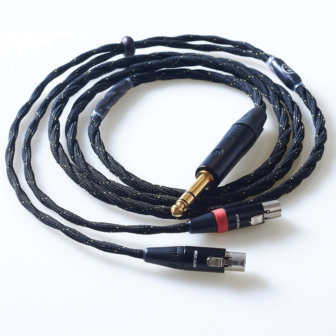 Headphone-Zone-Headgear Audio-Audeze LCD-2, LCD-3, LCD-4, LCD-X, LCD-XC Headphone Replacement Cable /Black Sleeved