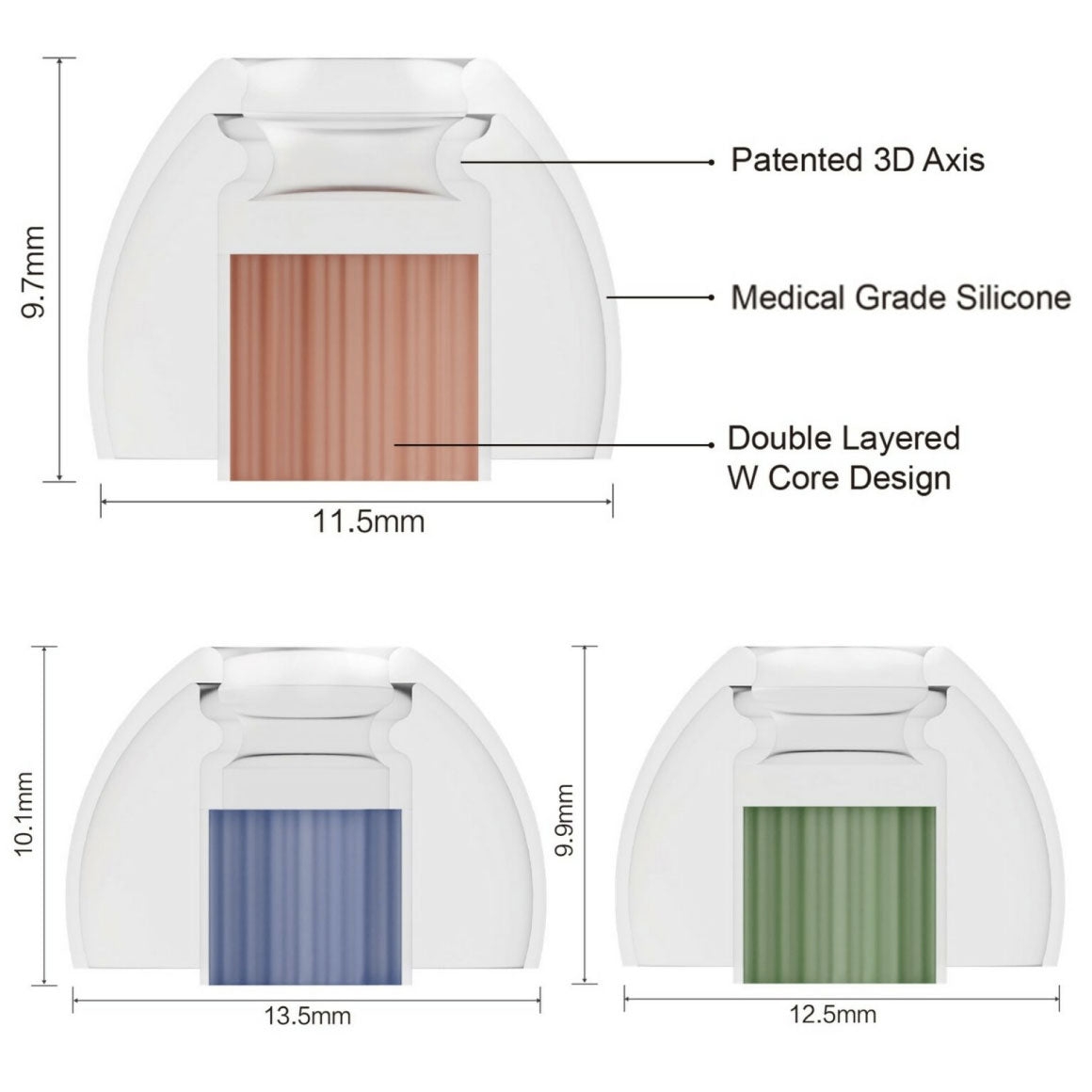 Headphone-Zone-SpinFit-W1