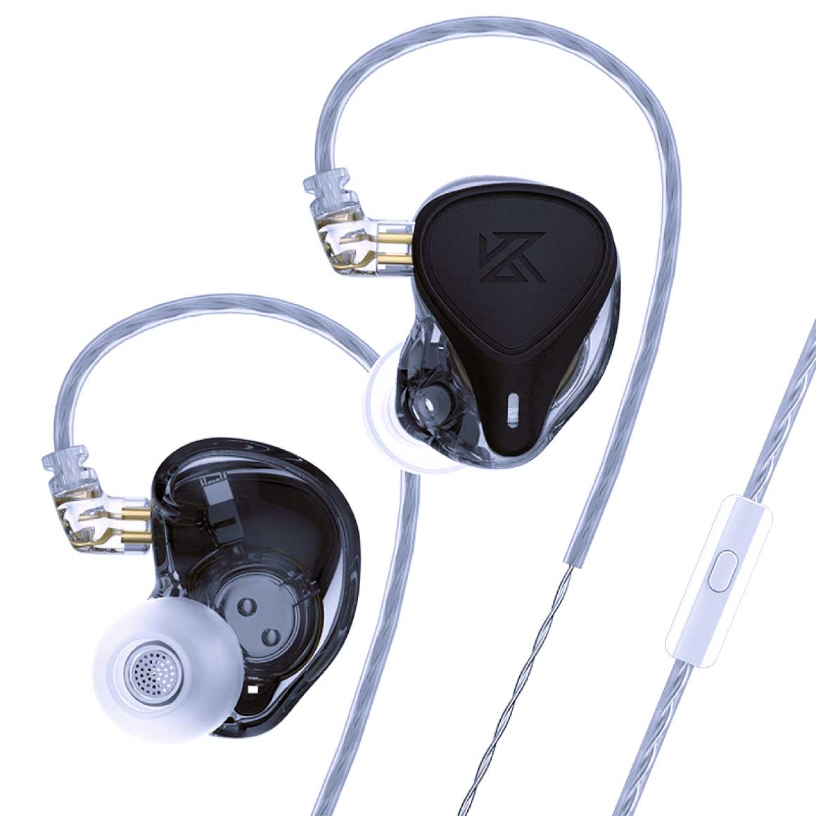 Headphone-Zone-KZ-ZEX-Pro-With Mic-Black