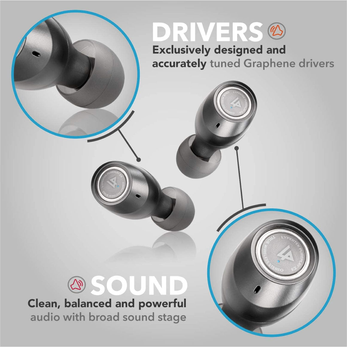 Headphone-Zone-LYPERTEK-TEVI (PurePlay Z3)-Black