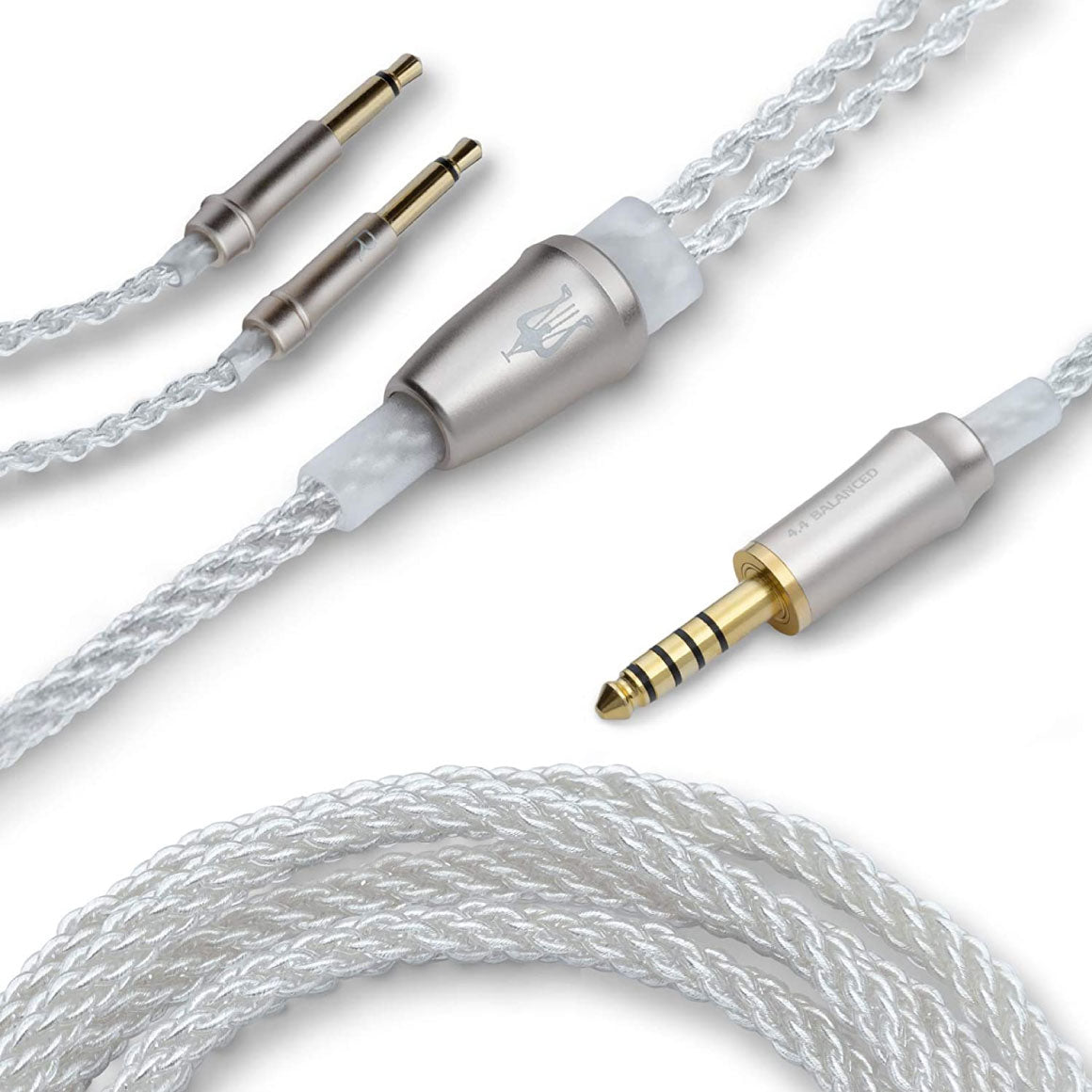 Headphone-Zone-Meze-99 Series Silver Plated Upgrade Cable-4.4mm