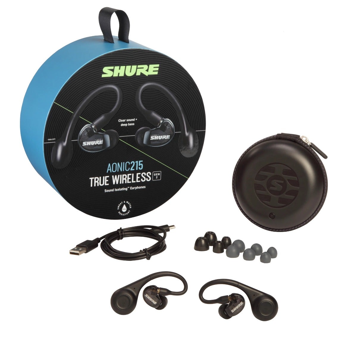 Headphone-Zone-Shure-AONIC-215-TW2-Black