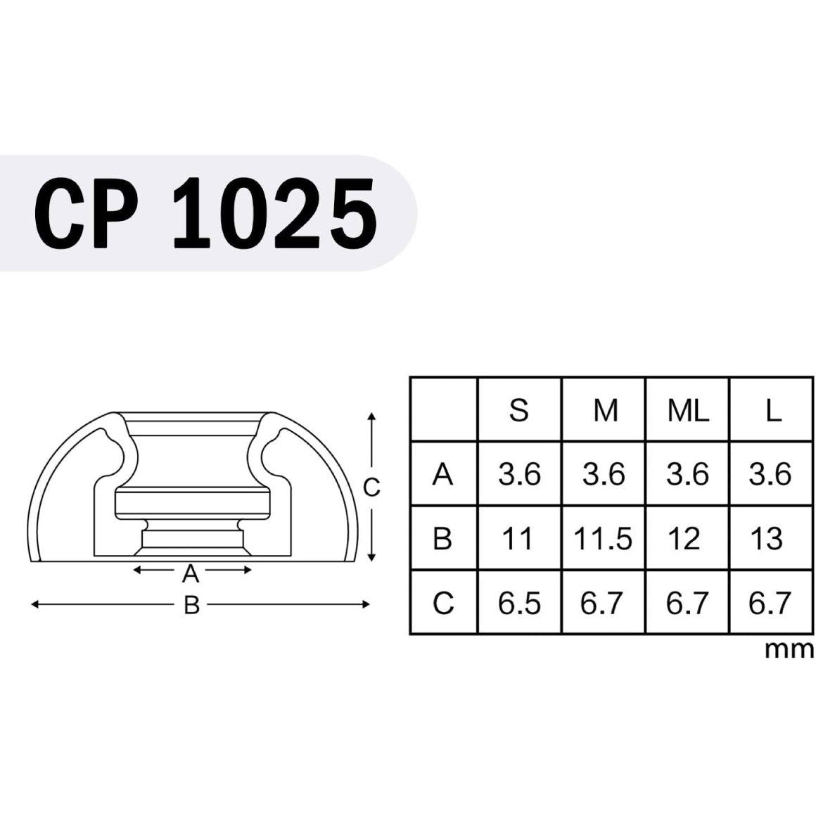 Headphone-Zone-SpinFit-CP1025