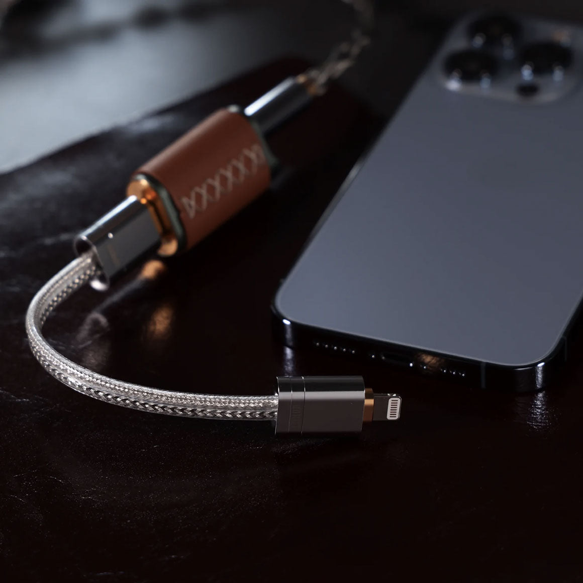 Headphone-Zone-ddHiFi-MFi09S Lightning to USB-C OTG Cable-10cm