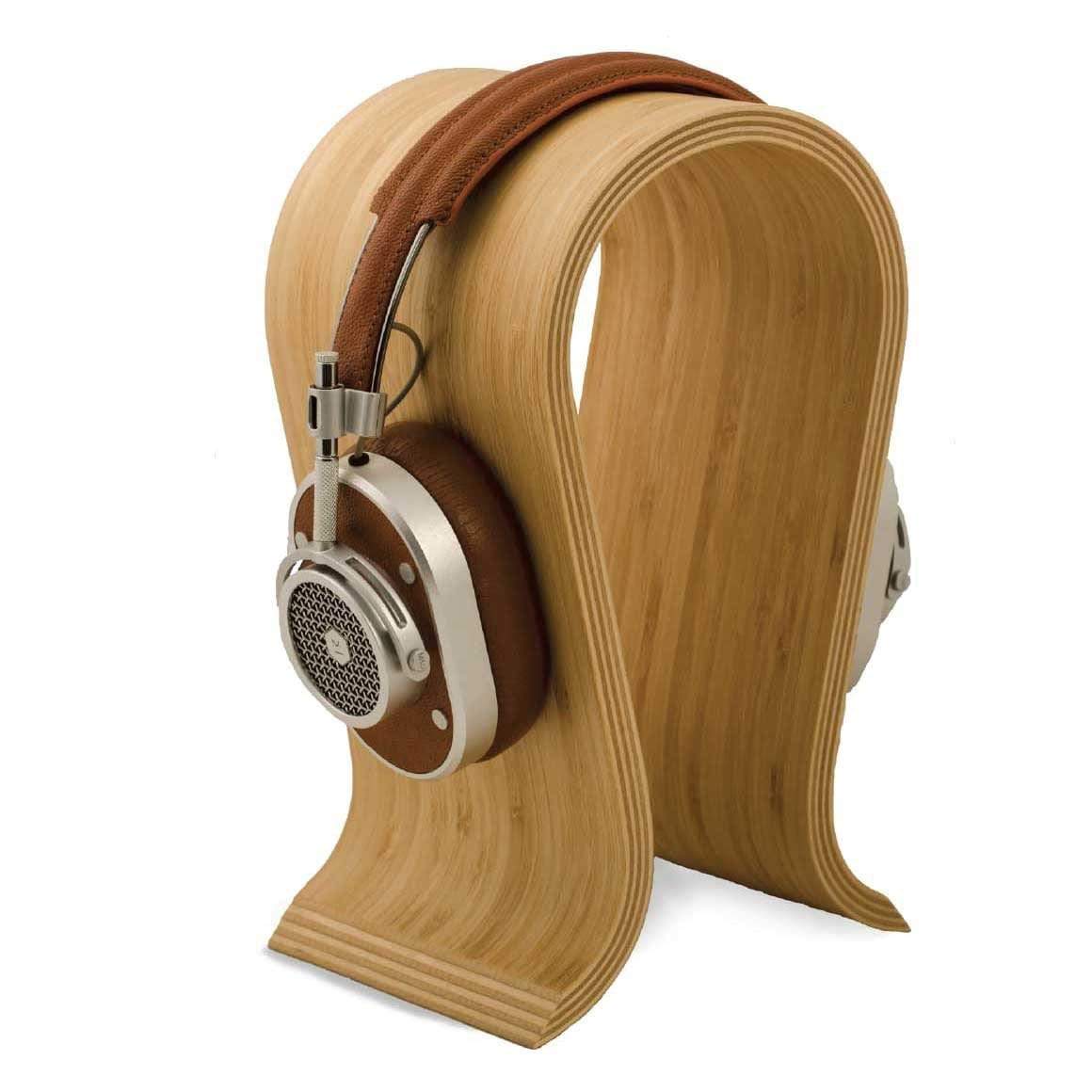 Headphone-Zone-Omega-Handcrafted Wooden Headphone Stand-Birch