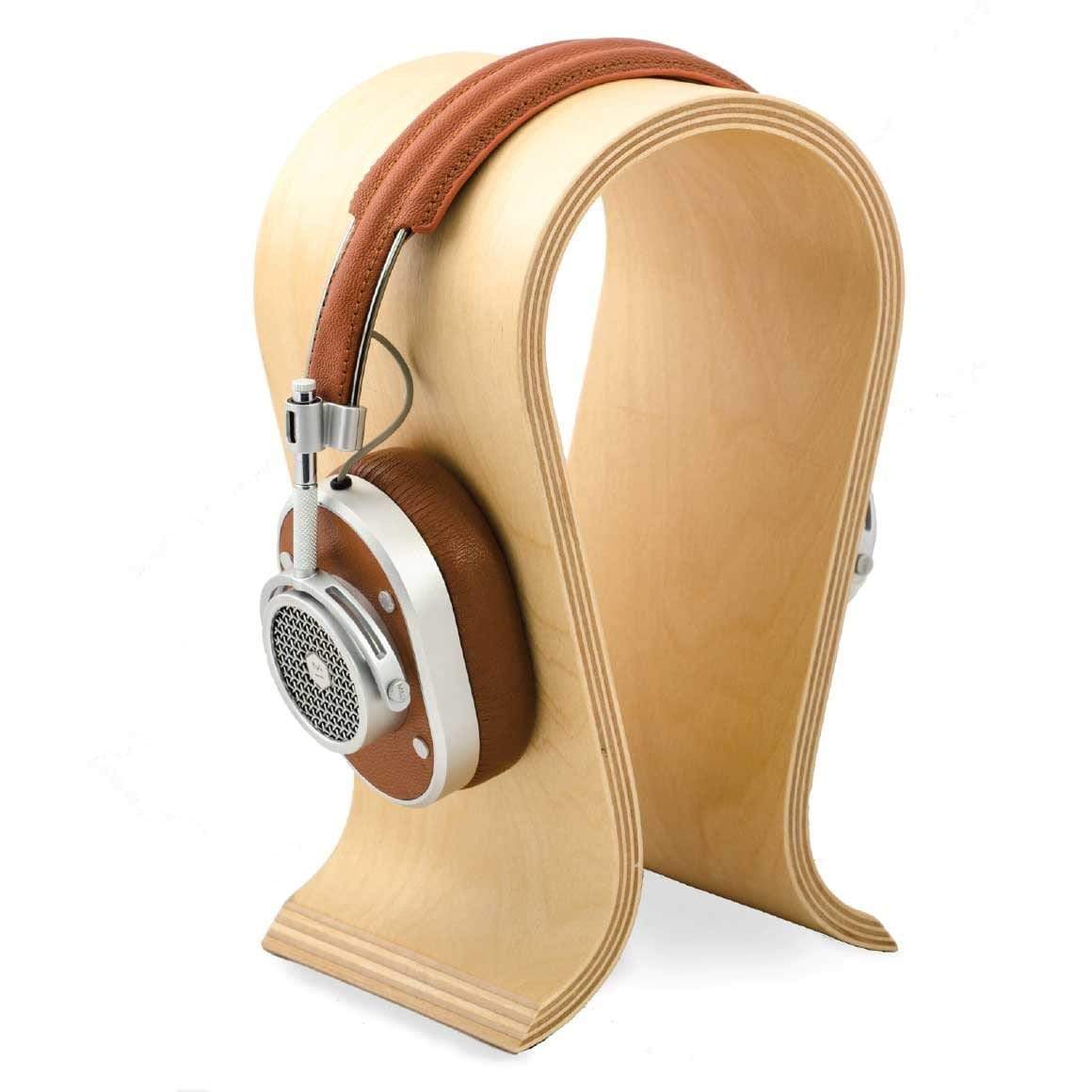 Headphone-Zone-Omega-Handcrafted Wooden Headphone Stand-Birch