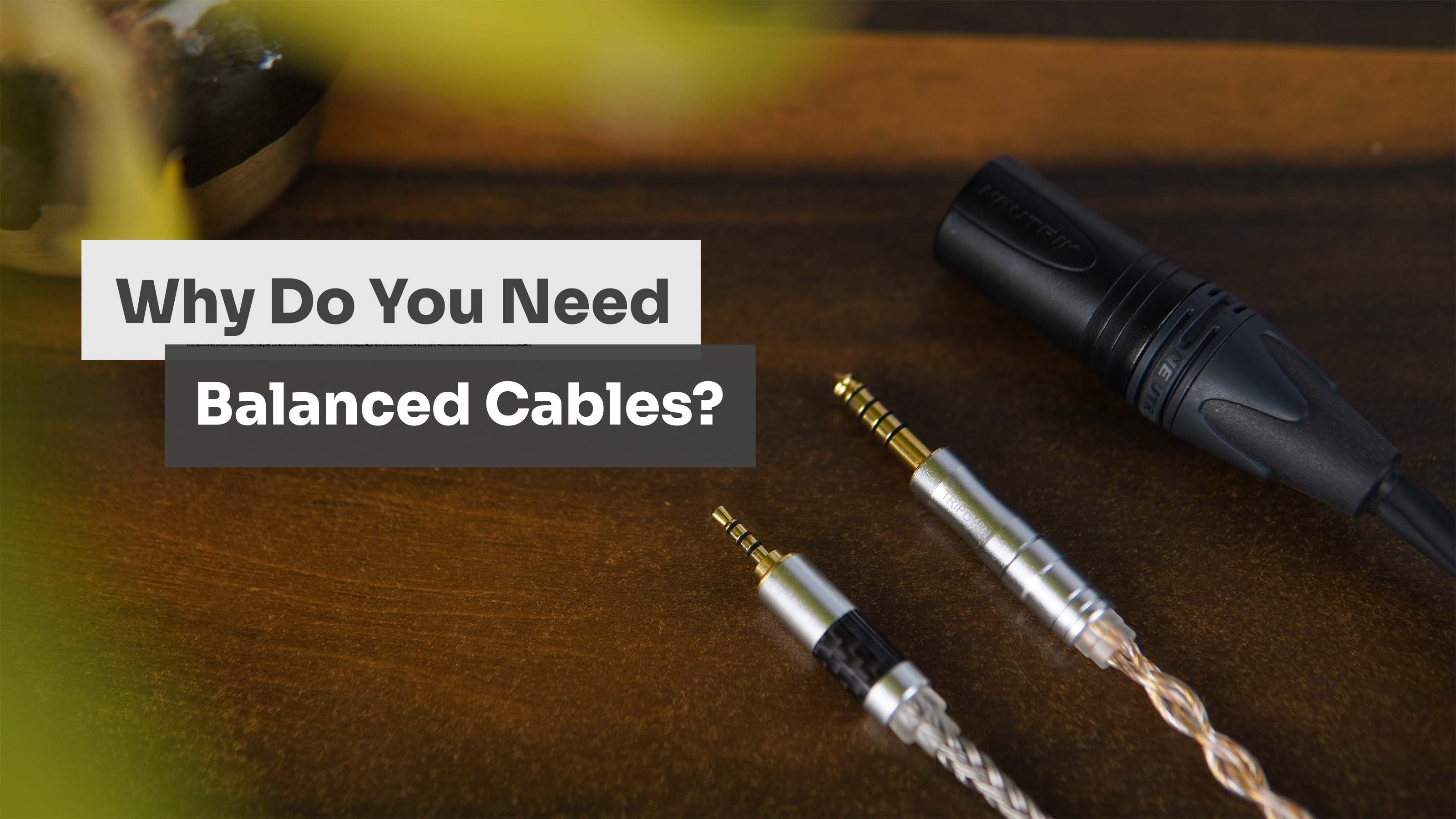 Balanced Cables Explained for Beginner Audiophiles