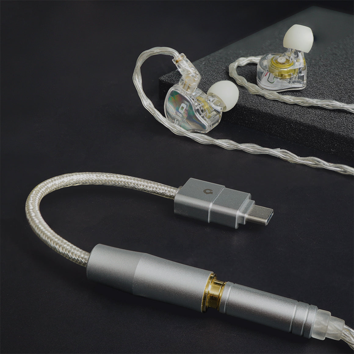 FiiO - JD10 + Hi-Res DAC Pro + Highway Star Balanced Cable - Transparent