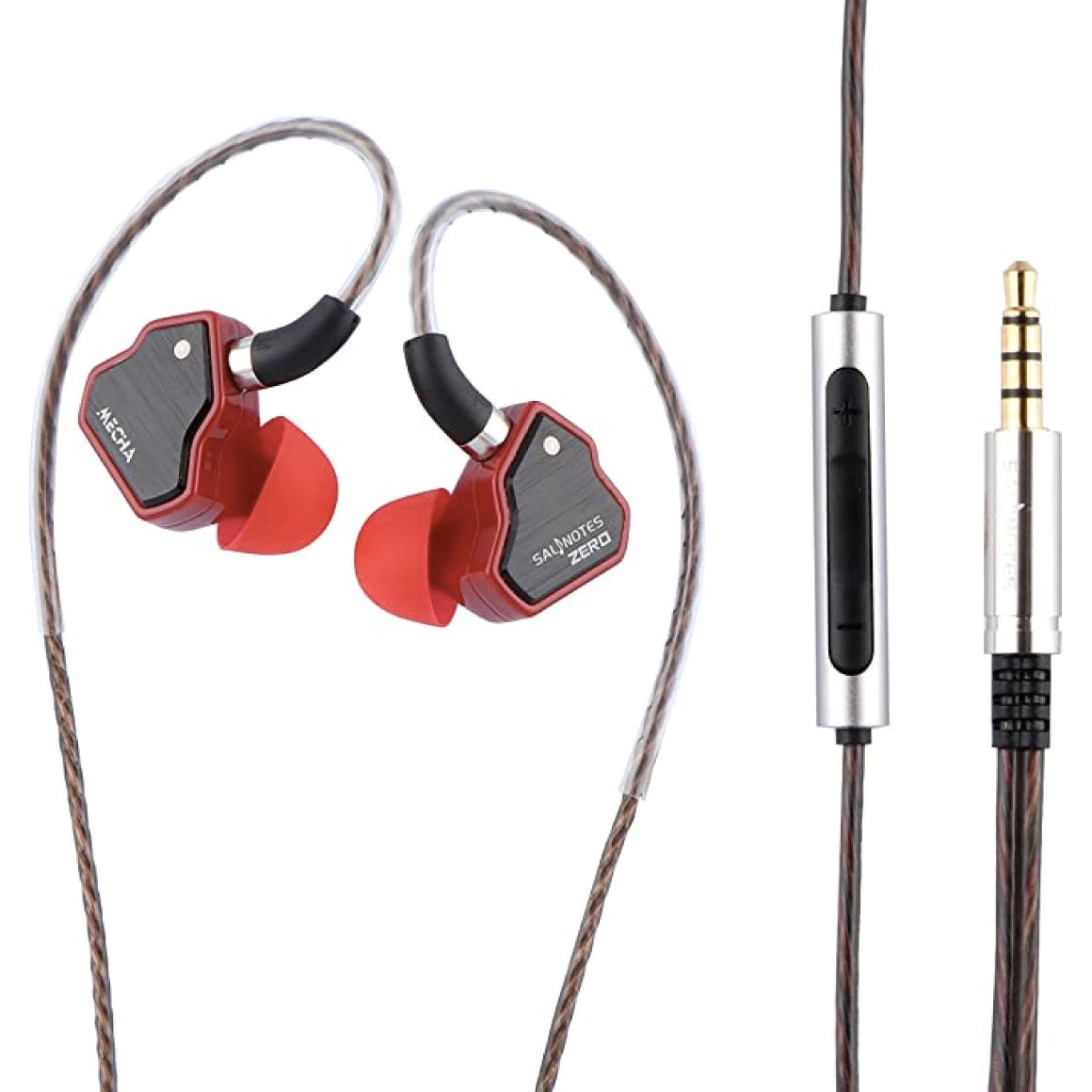 Headphone-Zone-7HZ-Salnotes-Zer0-3.5mm-with-mic-red