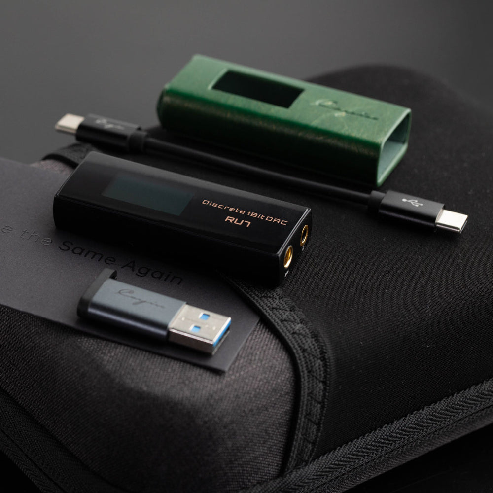 Cyan Ru7 Cayin RU7 Portable Discrete 1-Bit DAC & Amp