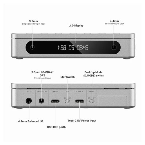 Headphone-Zone-FiiO-DM13-Silver-Bluetooth