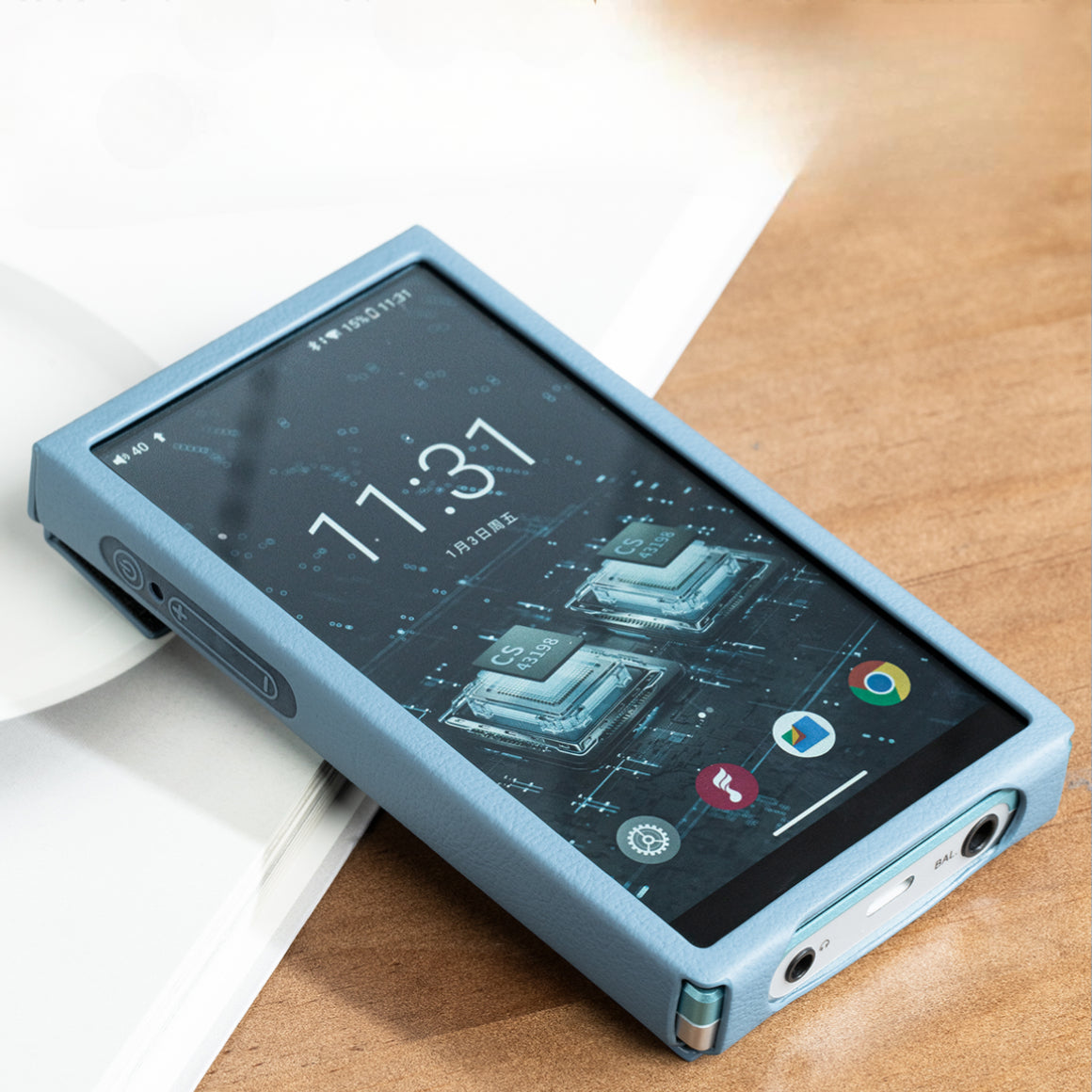 The FiiO SK JM21 Leatherette Case For JM21