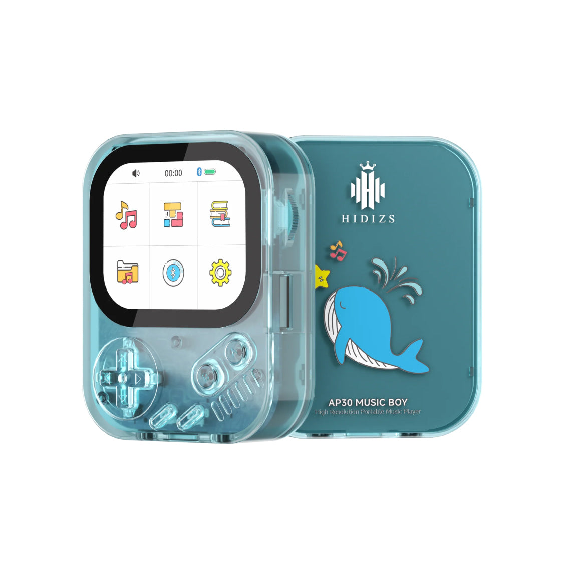 Headphone-Zone-Hidizs-AP30-Music-Boy-Lightweight-Plastic-Edition-Crystal-Ocean-Blue