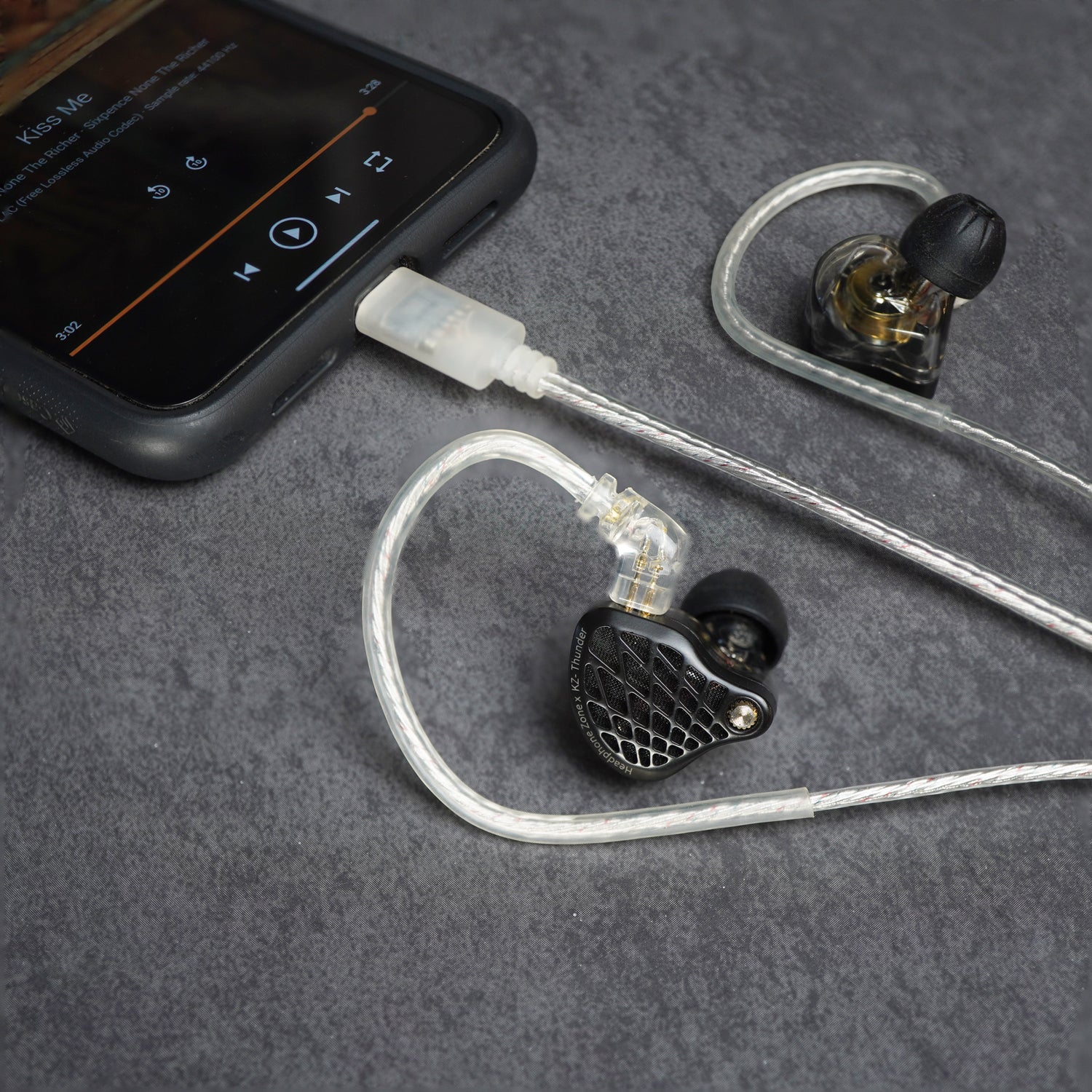 Headphone Zone X KZ Thunder + FiiO X Jade Audio JA11