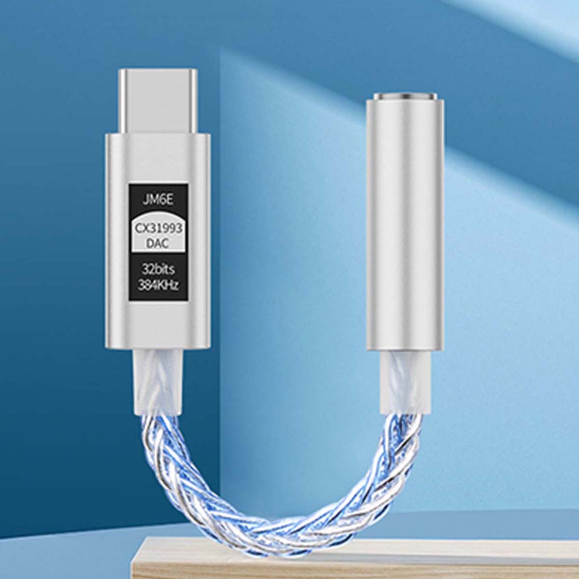 Buy JCally JM6E Type-C to 3.5mm DAC Adapter