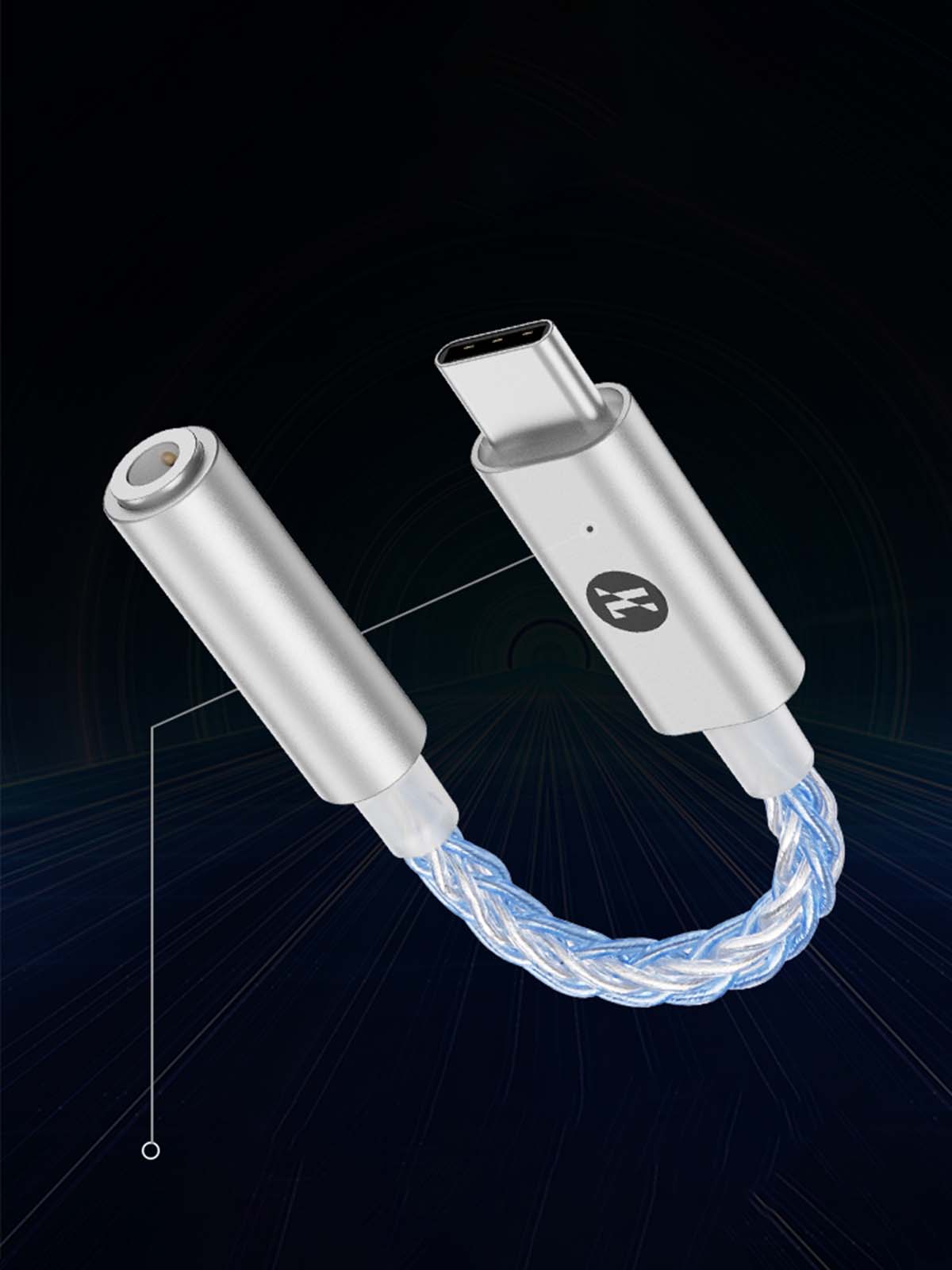 Buy JCally JM6E Type-C to 3.5mm DAC Adapter