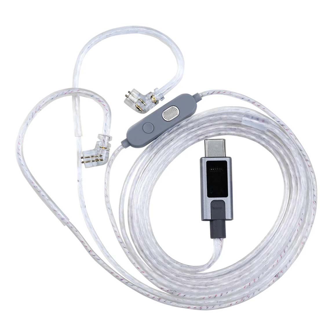 KZ - M2 Type-C Dual Mic Silver-Plated Upgrade Cable