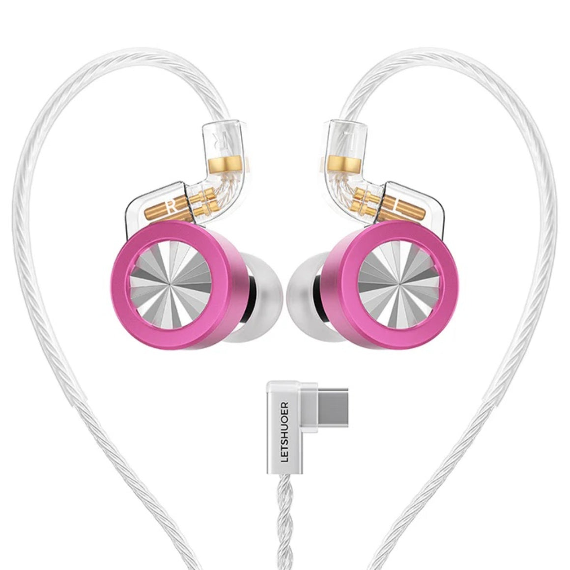 Headphone-Zone-Letshouer-D02-Berry-Type-C