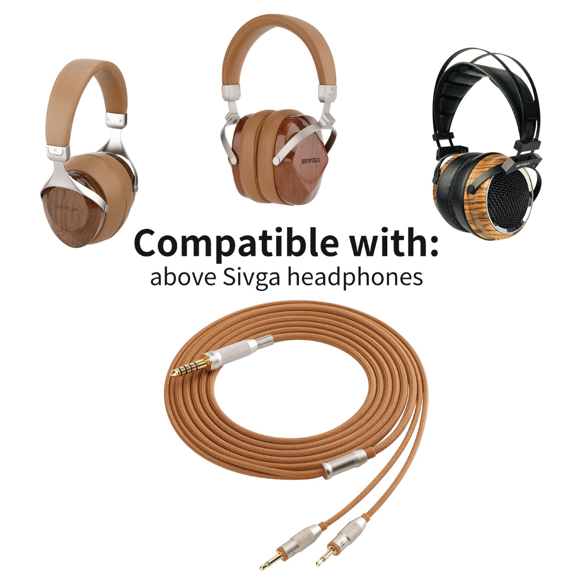 Headphone-Zone-SIVGA-Headphone-Cable-for-Robin-_SV021_-4.4mm-Brown
