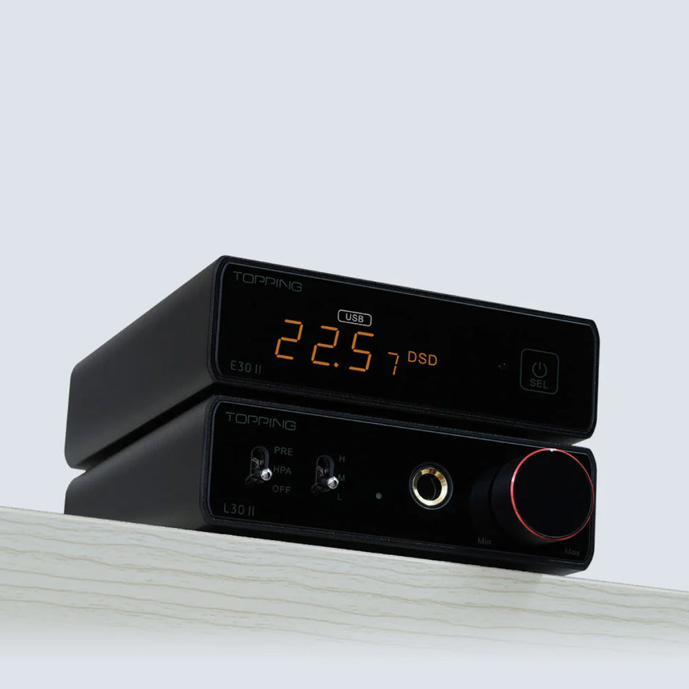 Topping E30II DAC USB Hi-Res - AK4493S Velvet Sound In Silber