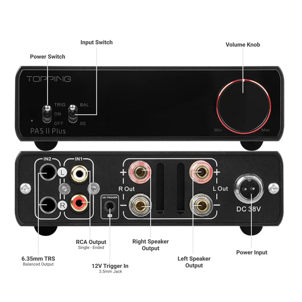 Topping PA5 II / PA5 II Plus Speaker Amplifier