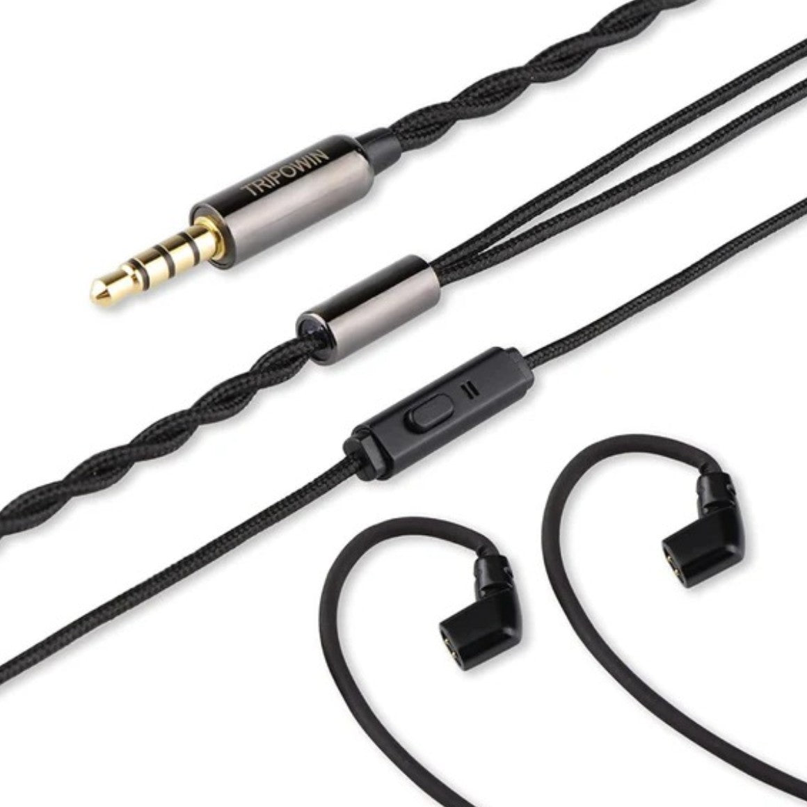 Tripowin Zombur Recessed 2Pin/QDC Upgrade Cable for IEM