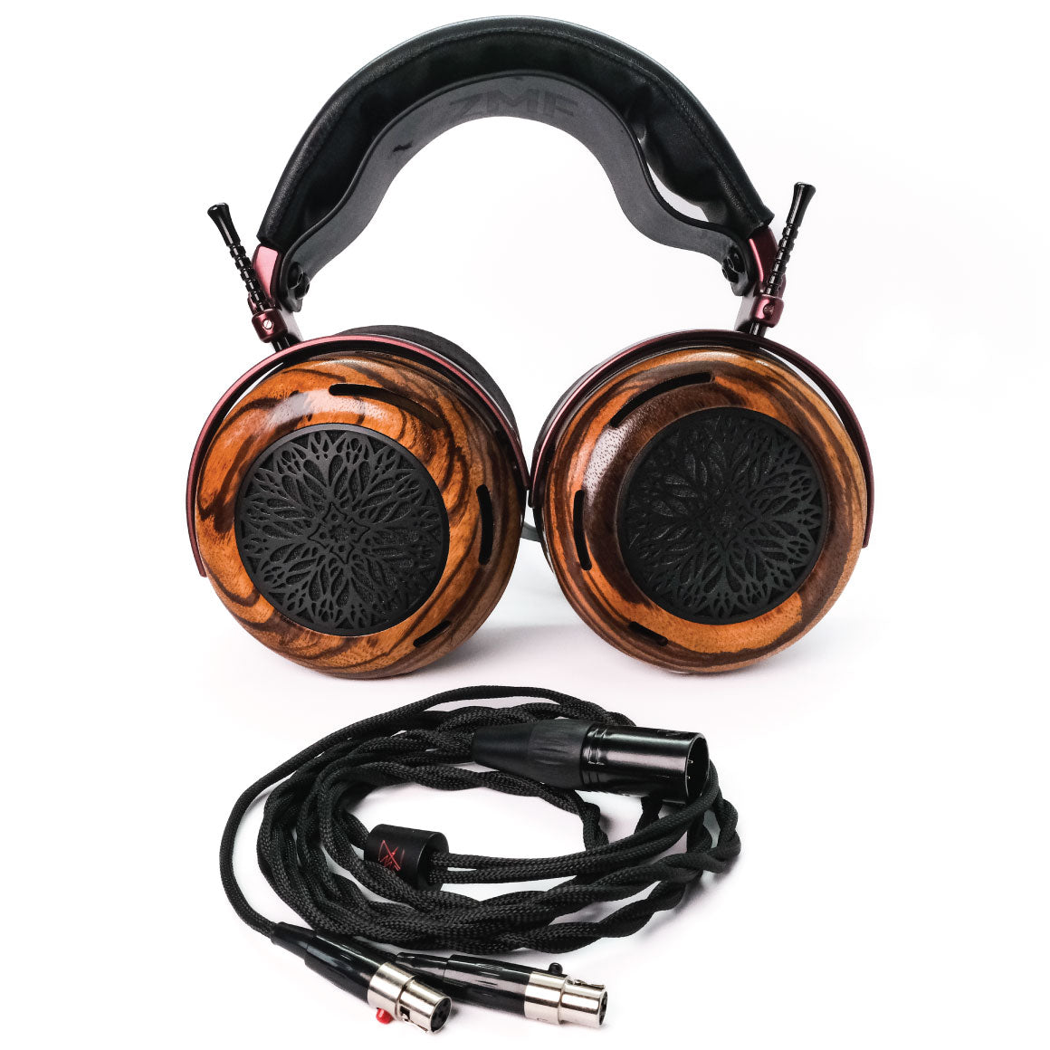 #Earcup Material_Zebra Wood