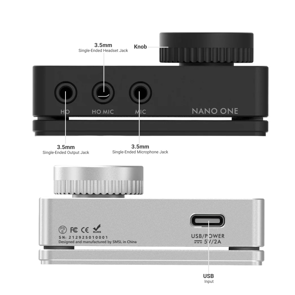 Buy the S.M.S.L Nano One Game Headset-Optimised External Sound Card