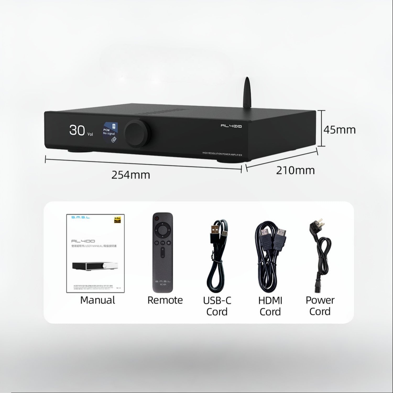 Buy the S.M.S.L AL400 DAC & Class-D Amplifier