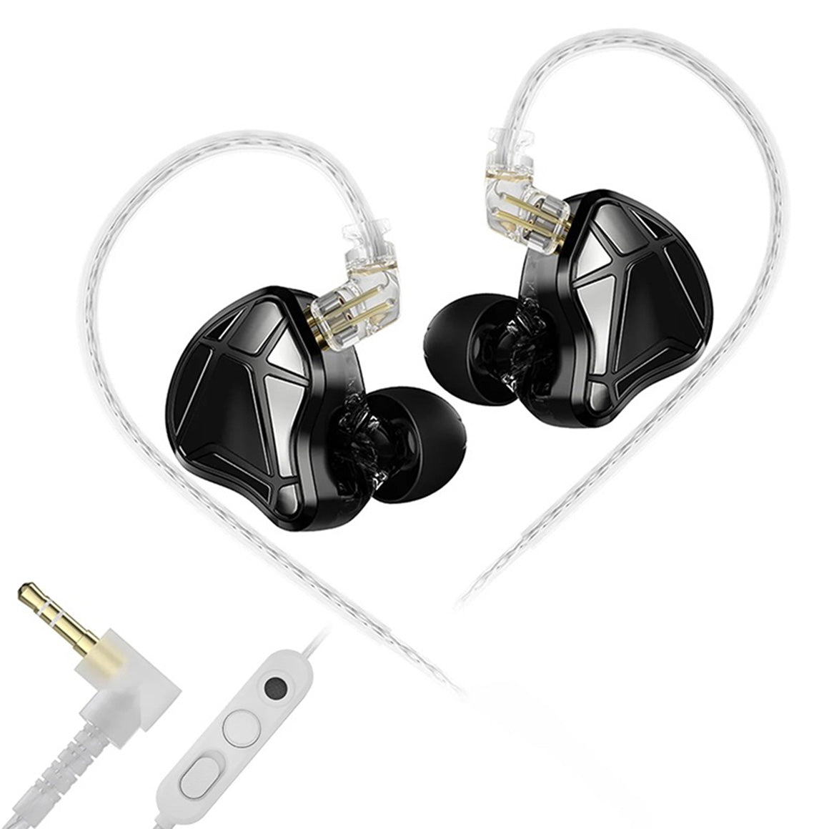 Heaphone-Zone-KZ-Axas-Gaming-Black-3.5mm-With-Mic