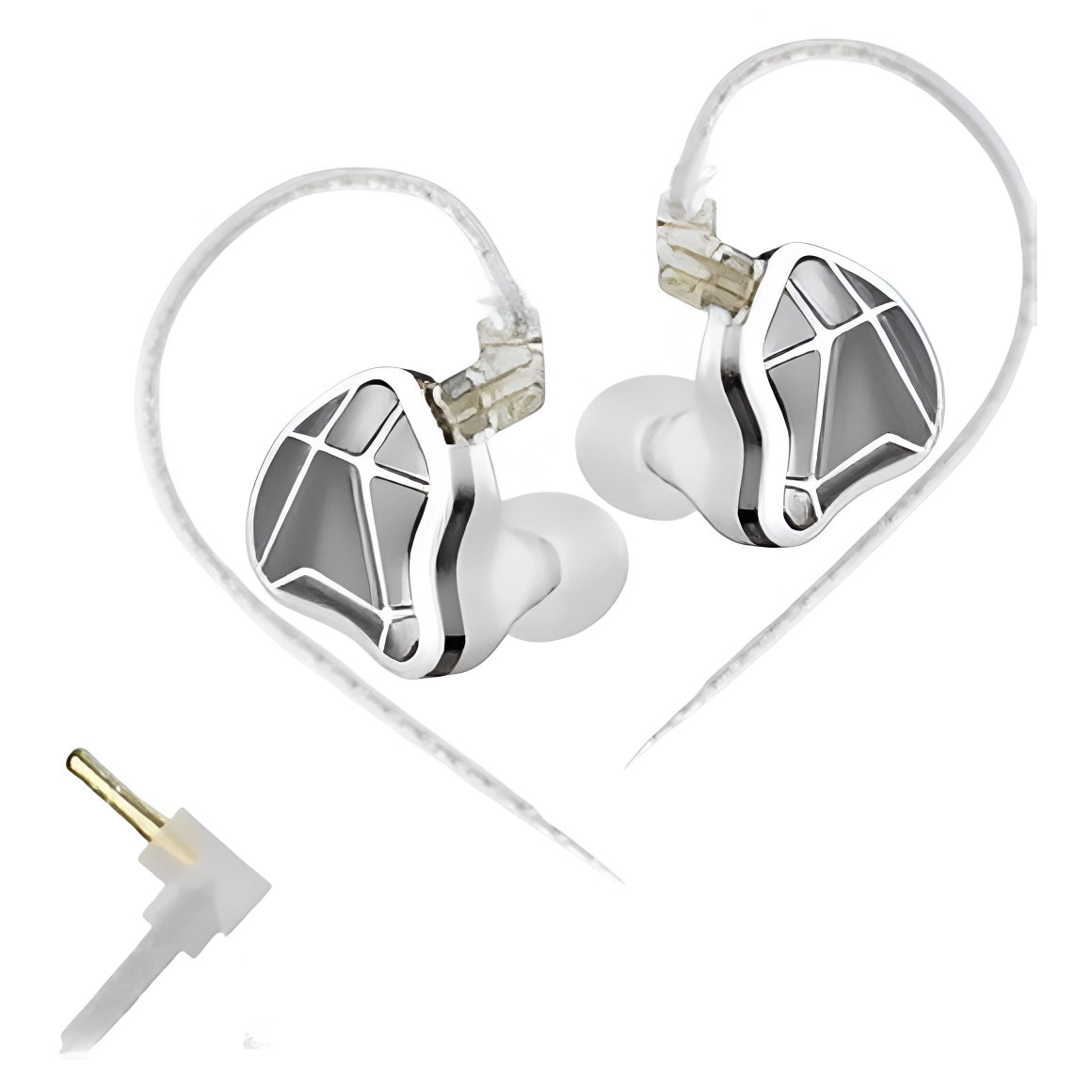 Heaphone-Zone-KZ-Axas-Gaming-White-3.5mm-Without-Mic