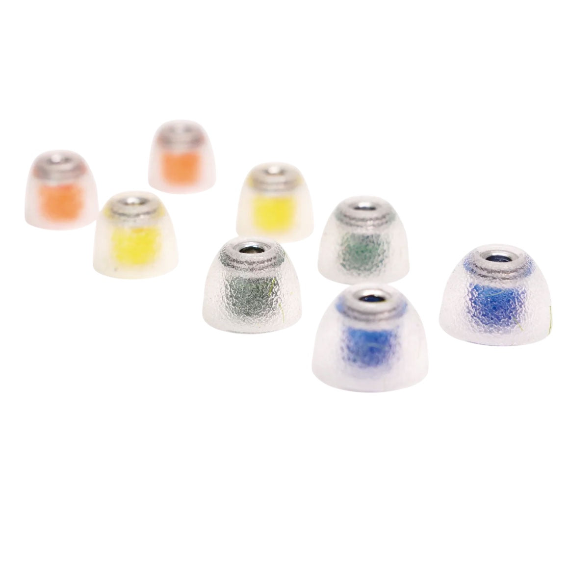 Tangzu - Tang Sancai Noble Eartips Stainless Steel Ed. - XS+S+M+L (4 Pairs)