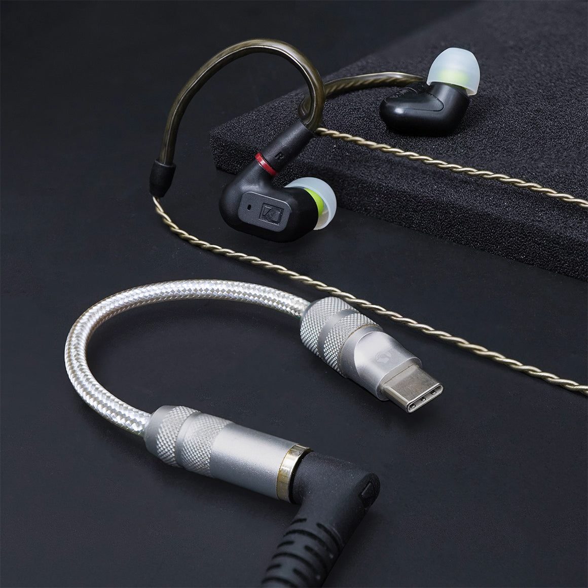 Sennheiser - IE 200 + Hi-Res DAC - Black