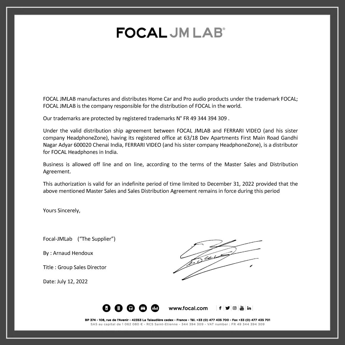 Headphone-Zone-Focal-Authenticity-Certificate