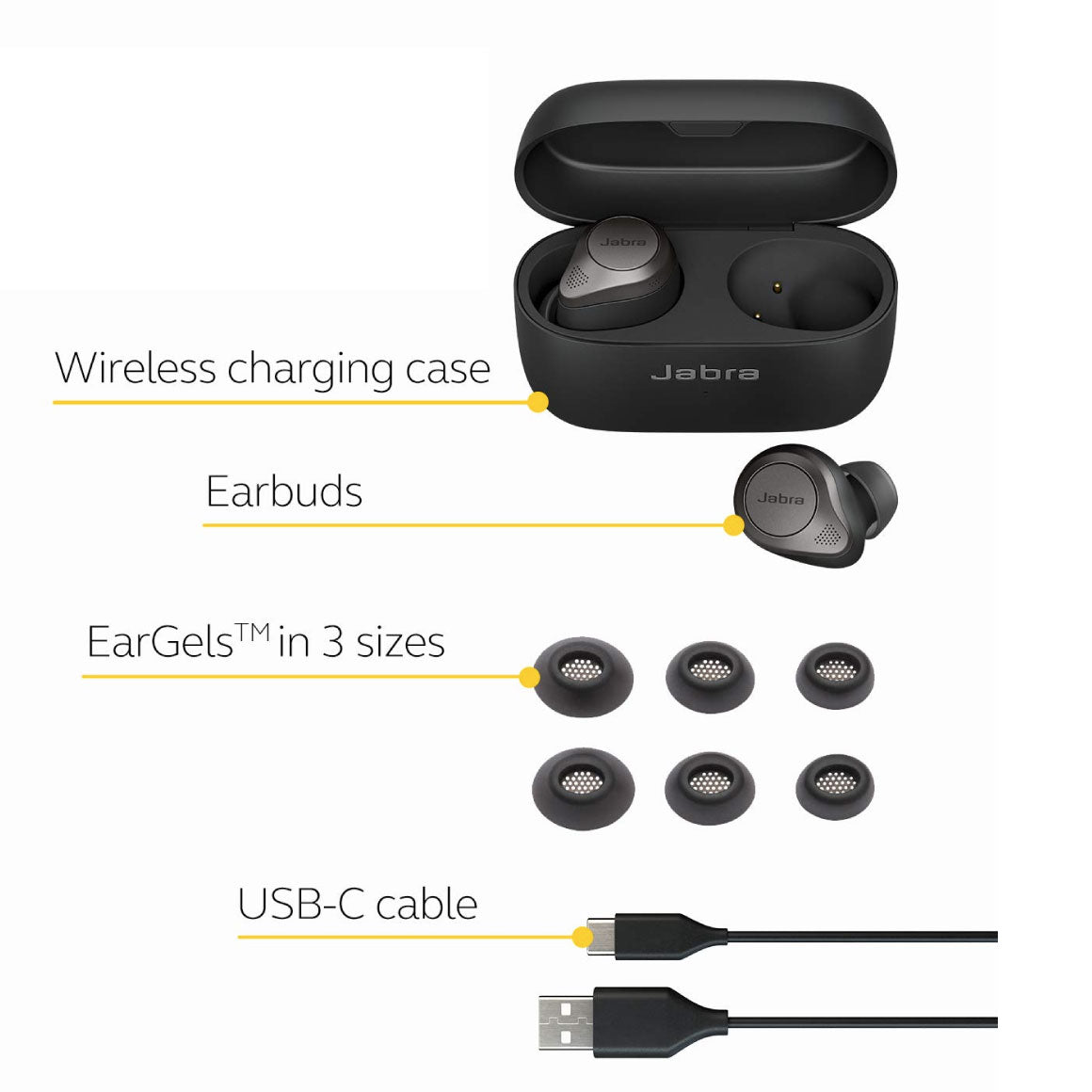 Headphone-Zone-Jabra-85t-Titanium Black