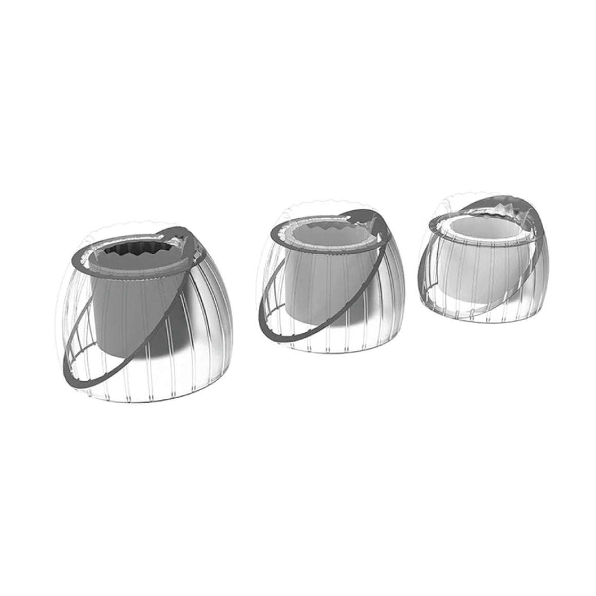 Moondrop - Spring Tips Silicone Eartips (3 Pairs) - S