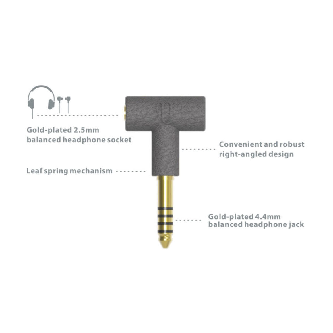 Headphone-Zone-iFi-Audio-2.5mm-to-4.4mm-Headphone-Adapter