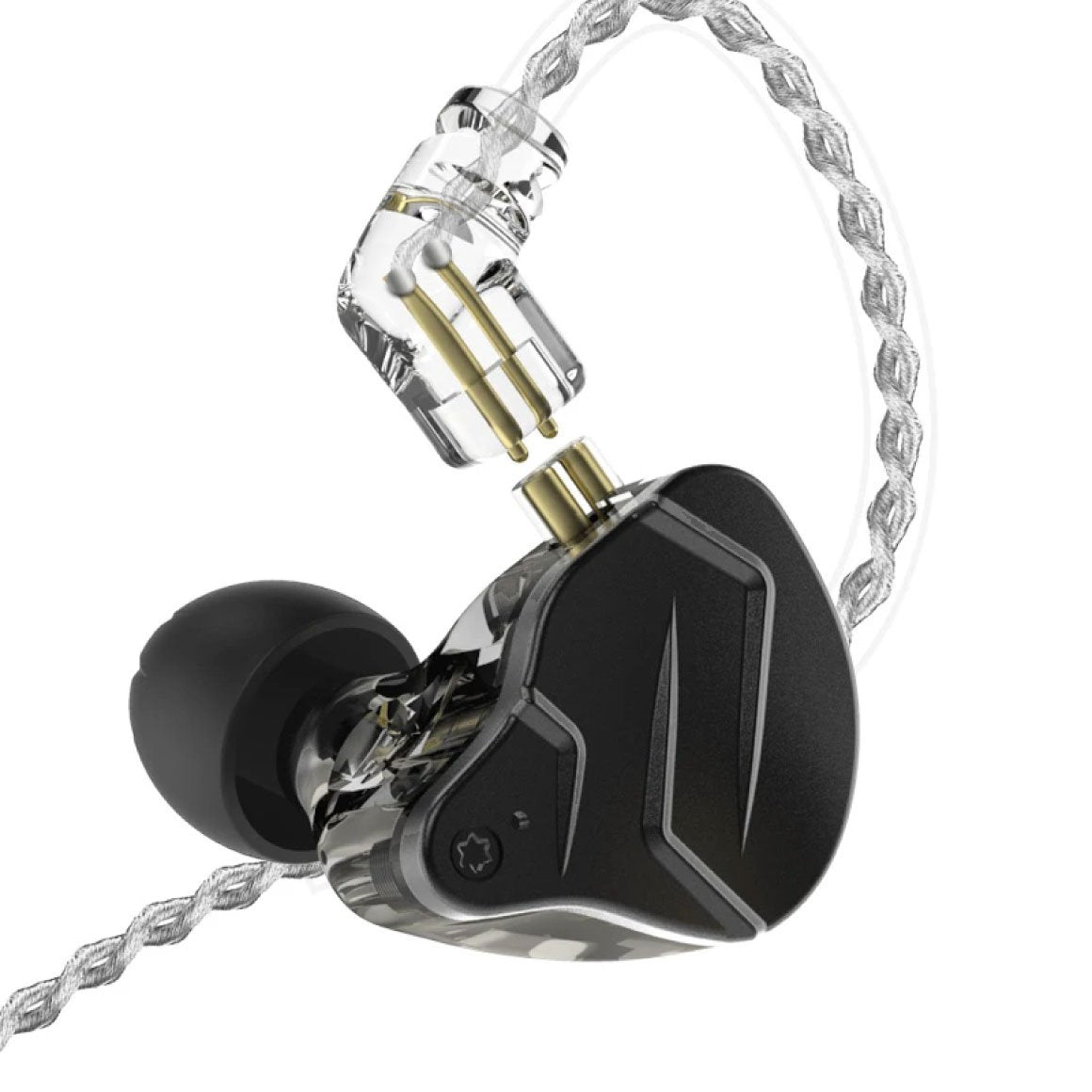 Headphone-Zone-KZ-ZSN Pro X-Black-With Mic