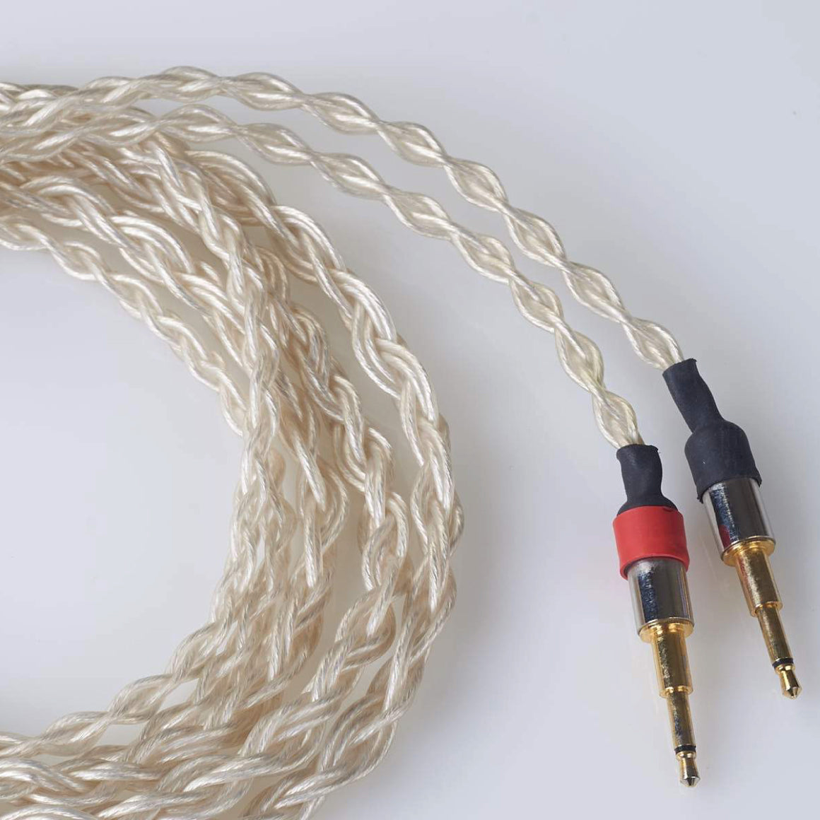 Headgear Audio - Litsa Silver Upgrade Cable For Sennheiser HD800 - 2.5mm TRRS (Balanced/For Astell&Kern And Onkyo)
